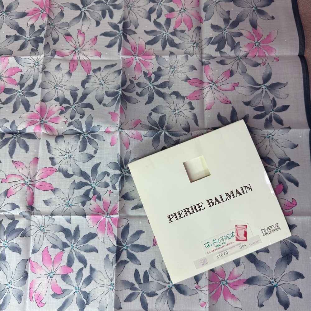 Pierre Balmain Vintage Floral Scarf NWT